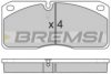 BREMSI BP7258 Brake Pad Set, disc brake